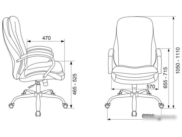 Кресло Бюрократ T-9950SL Fabric (серый Alfa 44)