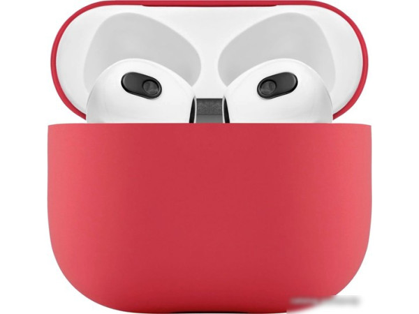 Чехол uBear Touch Case (для AirPods 3, красный)