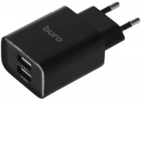 Сетевое зарядное Buro BUWE1 (черный)