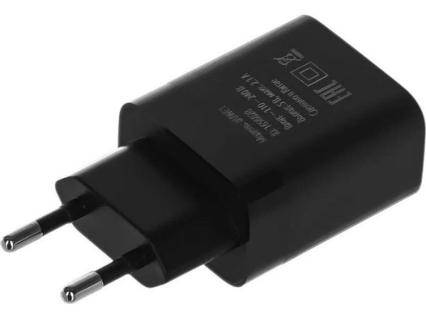 Сетевое зарядное Buro BUWE1 (черный)