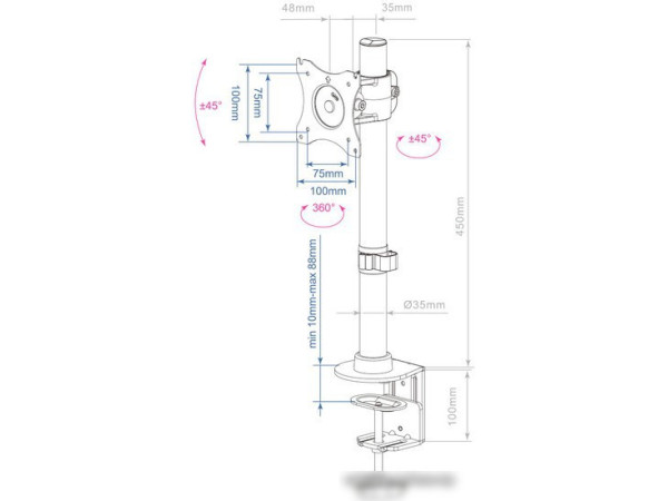 Кронштейн Arm Media LCD-T41