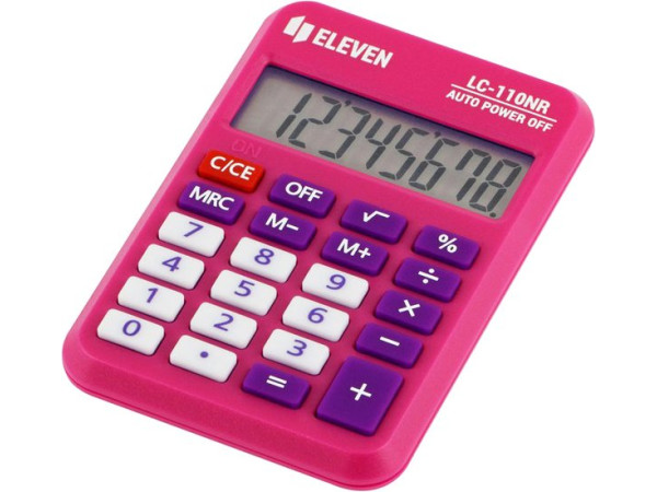 Калькулятор Eleven LC-110NR-PK (розовый)