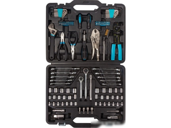 Универсальный набор инструментов Bort BTK-123 (123 предмета)