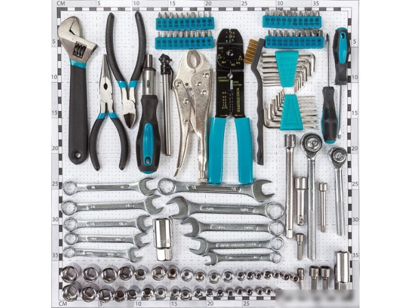 Универсальный набор инструментов Bort BTK-123 (123 предмета)