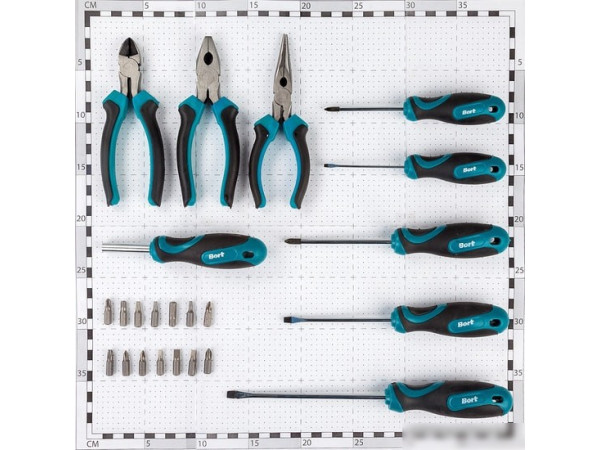 Универсальный набор инструментов Bort BTK-24 (24 предмета)