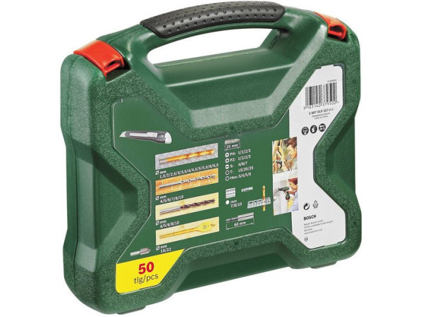 Универсальный набор инструментов Bosch Titanium X-Line 2607019327 50 предметов