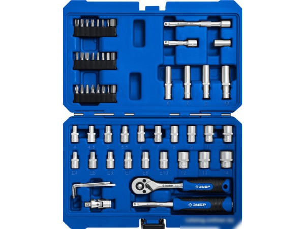 Универсальный набор инструментов Зубр 27671-H57 (57 предметов)
