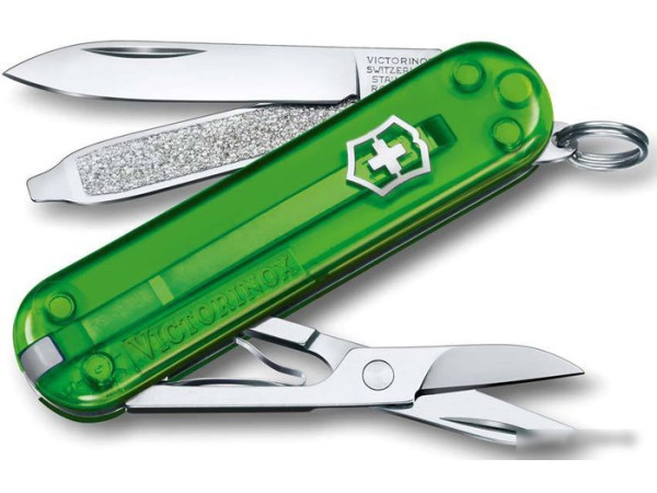 Мультитул Victorinox Classic SD Transparent (зеленый)