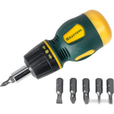 Набор отвертка с битами KRAFTOOL 26190-H7 (7 предметов)