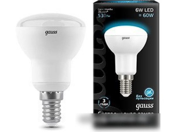 Светодиодная лампа Gauss E14 6Вт 4100K [106001206]