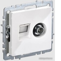 Накладка для TV розетки IEK Brite РТВ/РК12-БрБ