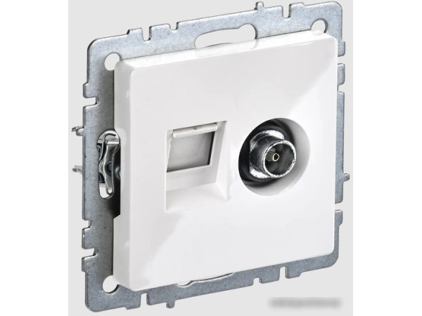 Накладка для TV розетки IEK Brite РТВ/РК12-БрБ