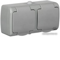 Розетка IEK РСш22-2-А