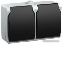 Розетка IEK Форс РСб22-3-ФСр