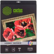 Холст CACTUS Холст A3 300 г/м2 10 листов [CS-СA326010]