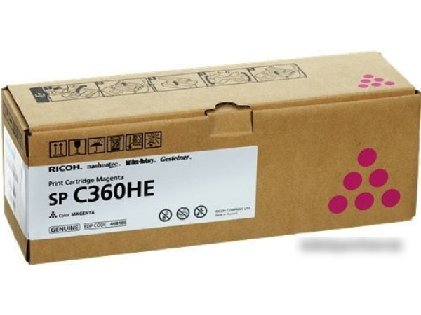 Картридж Ricoh SP C360HE 408186 (маджента)