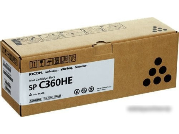 Картридж Ricoh SP C360HE 408184 (черный)