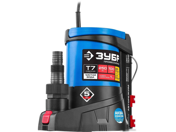 Дренажный насос Зубр Профессионал НПЧ-Т7-250