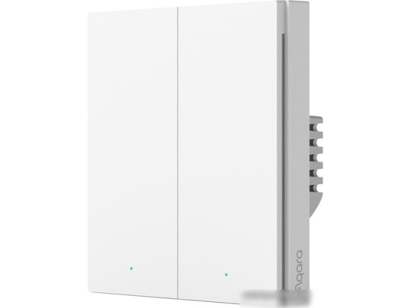 Выключатель Aqara Smart Wall Switch H1 (двухклавишный, без нейтрали)