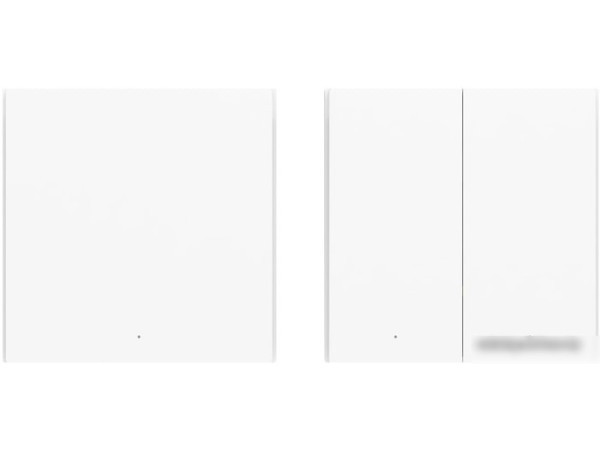 Выключатель Aqara Smart Wall Switch H1 (двухклавишный, без нейтрали)