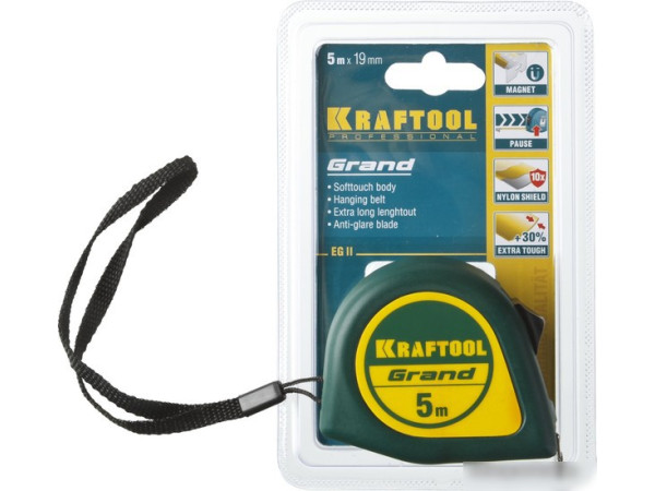 Рулетка KRAFTOOL Grand 34022-05-19