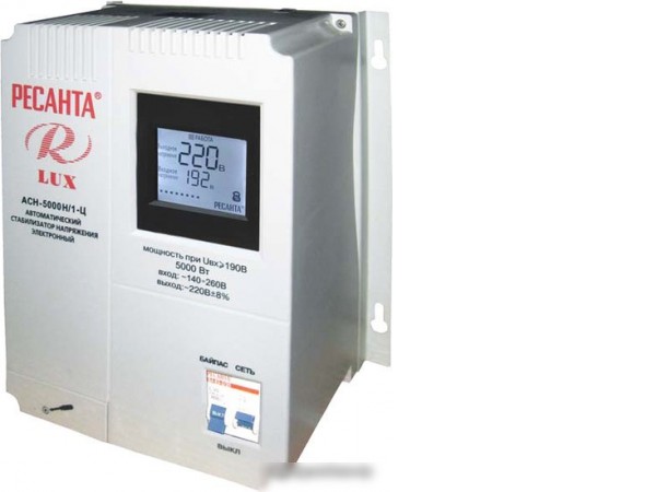Стабилизатор напряжения Ресанта Lux АСН-5000Н/1-Ц