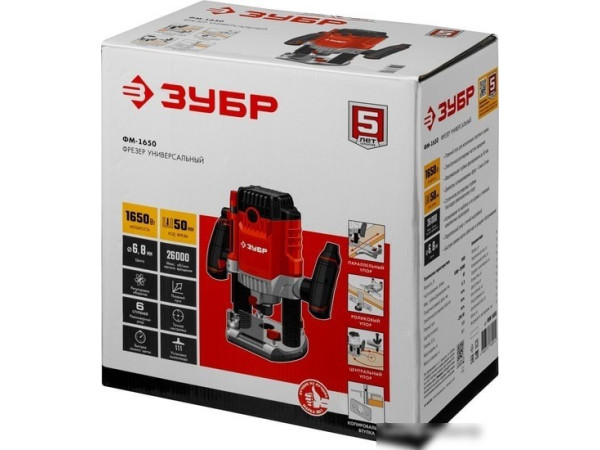 Вертикальный фрезер Зубр ФМ-1650