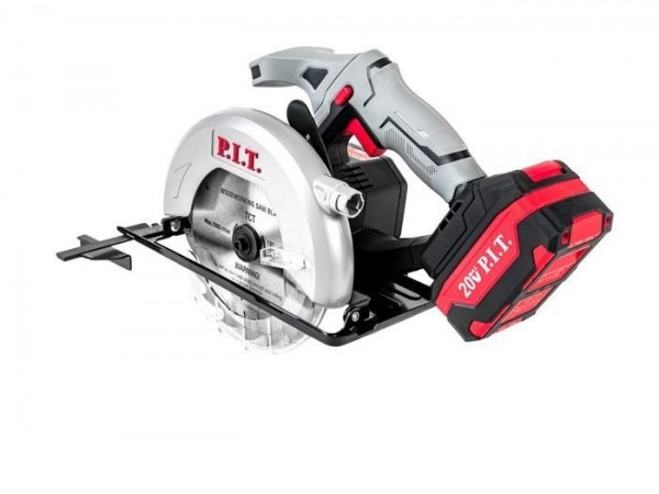 Дисковая (циркулярная) пила P.I.T PKS20H-165A/1 (с 1-им АКБ)