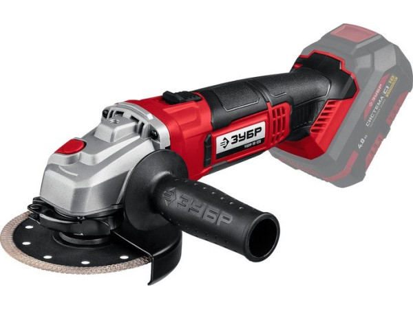 Угловая шлифмашина Зубр УШМ-18-125 (без АКБ)