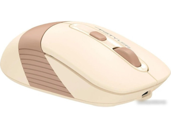 Мышь A4Tech Fstyler FG10CS Air (бежевый/коричневый)