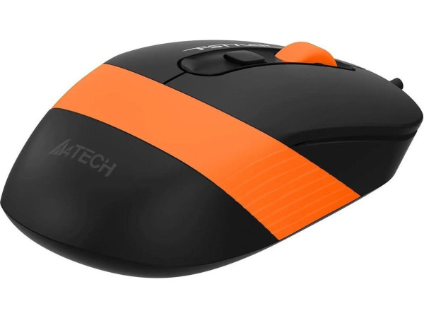Мышь A4Tech Fstyler FM10S (оранжевый/черный)