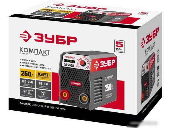 Сварочный инвертор Зубр Мастер СА-250К