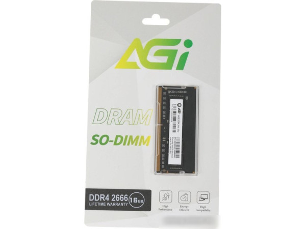 Оперативная память AGI SD138 16ГБ DDR4 SODIMM 2666 МГц AGI266616SD138