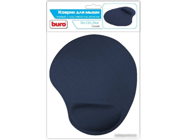 Коврик для мыши Buro BU-GEL (синий)