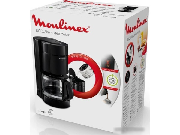 Капельная кофеварка Moulinex Uno FG121811