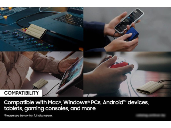Внешний накопитель Samsung T7 Shield 1TB (бежевый)
