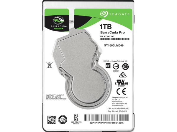 Жесткий диск Seagate Barracuda Pro 1TB ST1000LM049