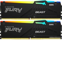 Оперативная память Kingston FURY Beast RGB 2x16ГБ DDR5 5600 МГц KF556C36BBEAK2-32