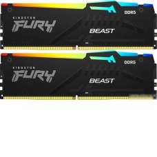 Оперативная память Kingston FURY Beast RGB 2x8ГБ DDR5 6000 МГц KF560C36BBEAK2-16