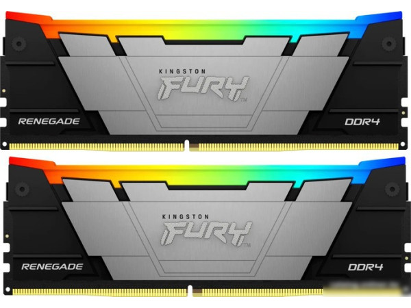 Оперативная память Kingston FURY Renegade RGB 2x32ГБ DDR4 3200 МГц KF432C16RB2AK2/64