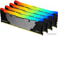 Оперативная память Kingston FURY Renegade RGB 4x16ГБ DDR4 3600 МГц KF436C16RB12AK4/64