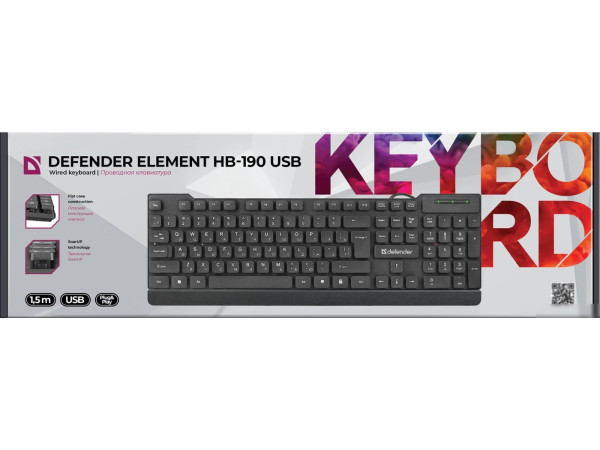 Клавиатура Defender Element HB-190