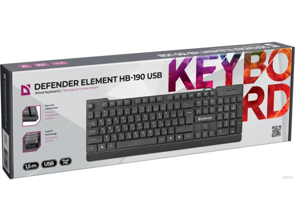 Клавиатура Defender Element HB-190