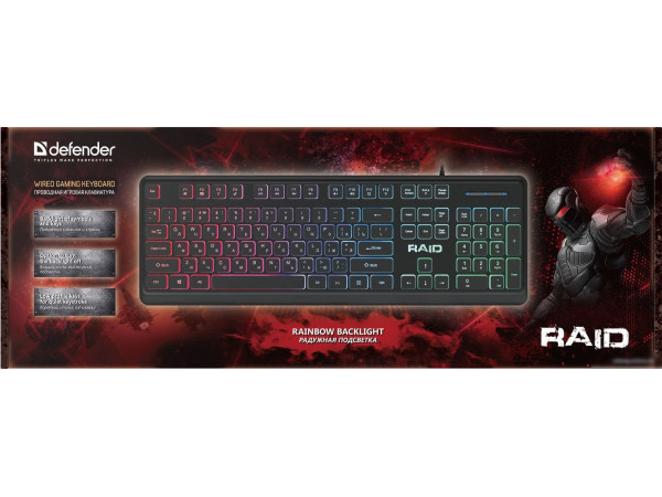 Клавиатура Defender Raid GK-778DL RU