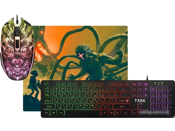Клавиатура + мышь с ковриком Defender Tark C-779