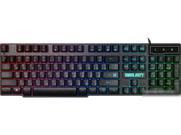 Клавиатура + мышь с ковриком + наушники Defender Singularity MKP-118