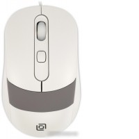 Мышь Oklick 310M (белый/серый)