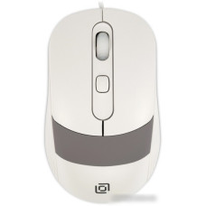 Мышь Oklick 310M (белый/серый)