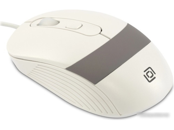Мышь Oklick 310M (белый/серый)