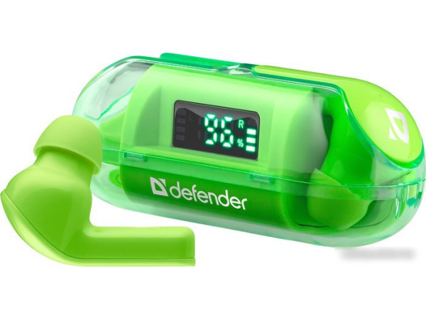 Наушники Defender Twins 916 (зеленый)